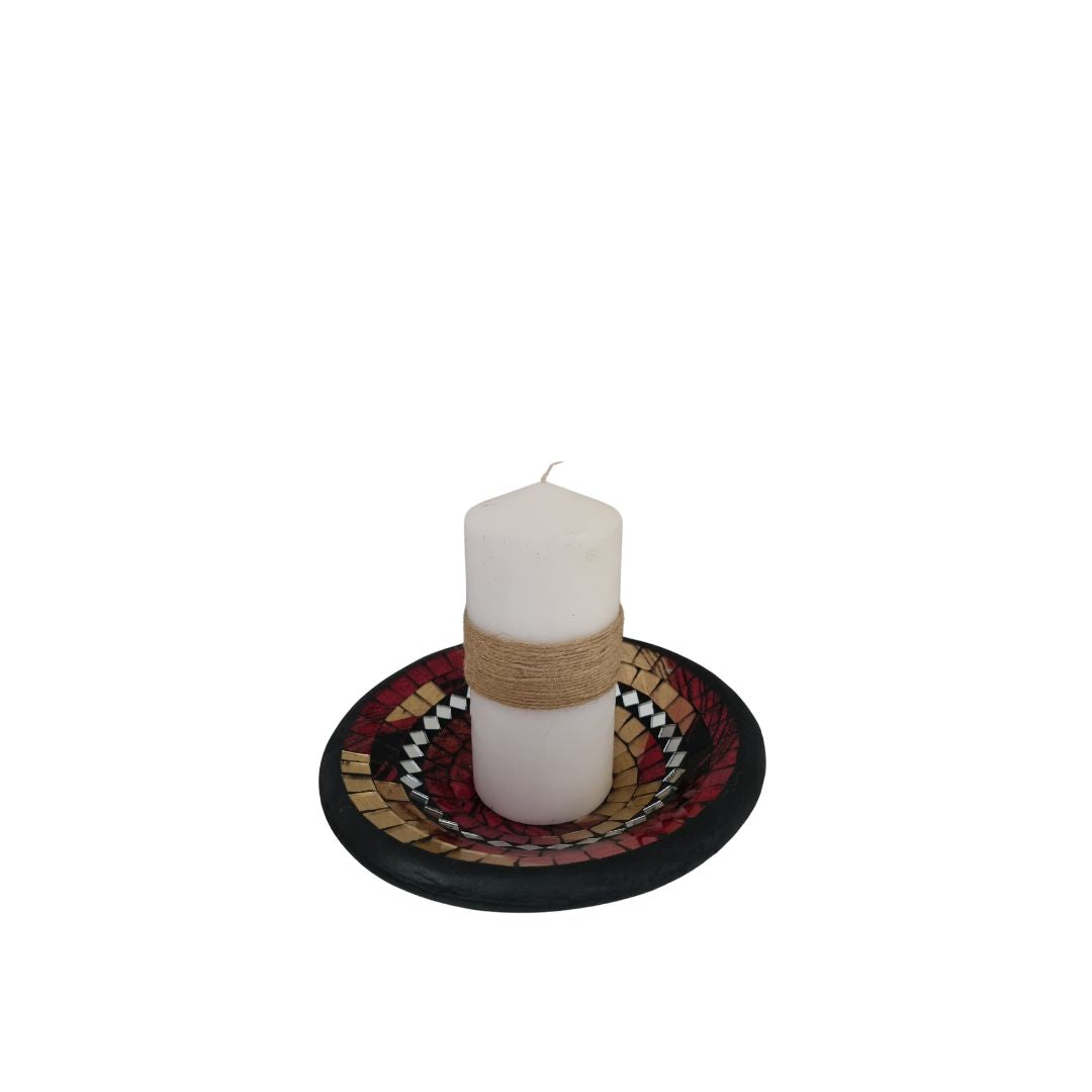 Handcrafted Mosaic Bowls – Coastal-Inspired Colour Range Majestic Red Melody