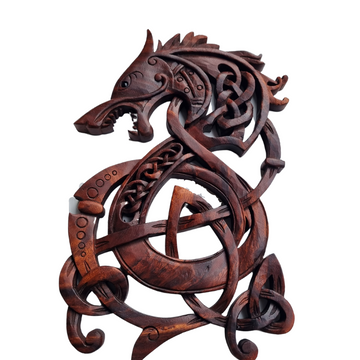 Dragon Sculpture Wooden Wall Art 