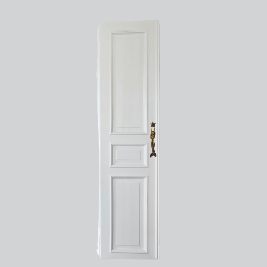Brass Mermaid Door Handle Vintage Style