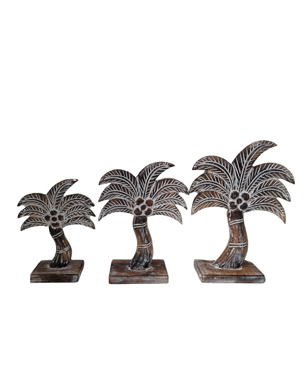 Rustic Wooden Palm Tree 