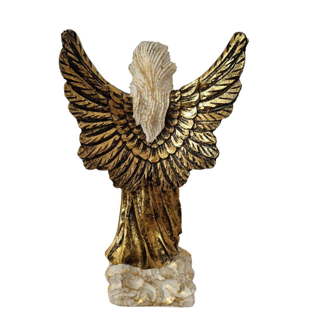 Gold Wash Finish Angel Figurines