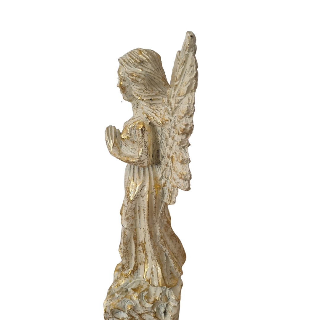Gold Wash Finish Angel Figurines