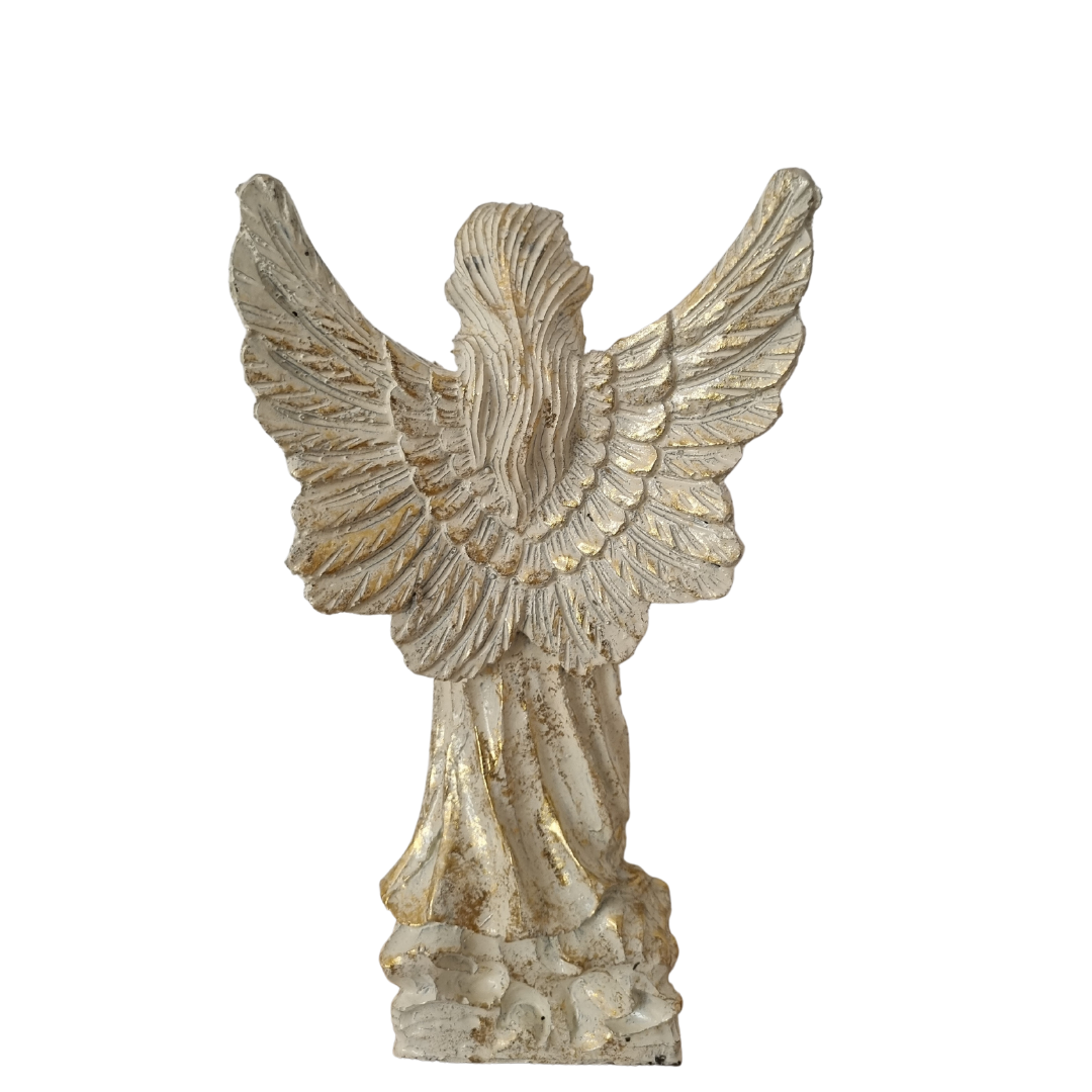 Gold Wash Finish Angel Figurines