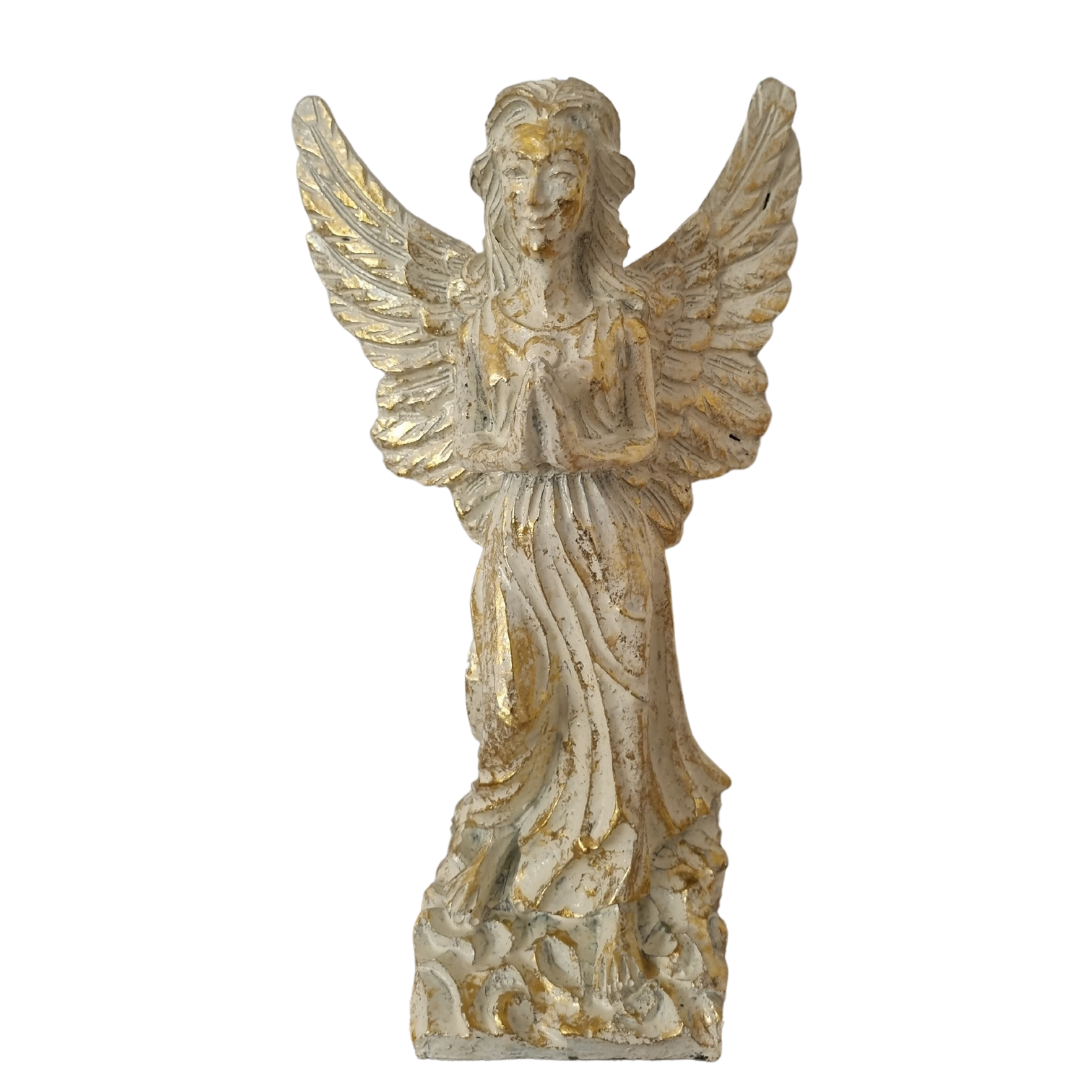 Gold Wash Finish Angel Figurines