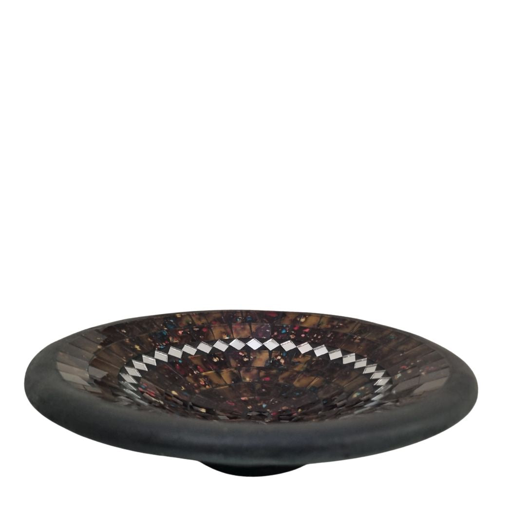 Handcrafted Mosaic Bowls – Coastal-Inspired Colour Range Rustic Brown Melody
