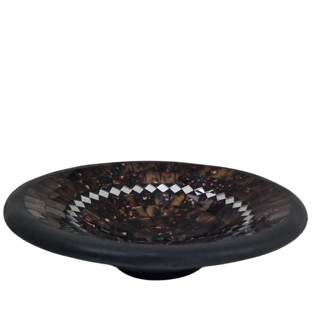 Handcrafted Mosaic Bowls – Coastal-Inspired Colour Range Rustic Brown Melody