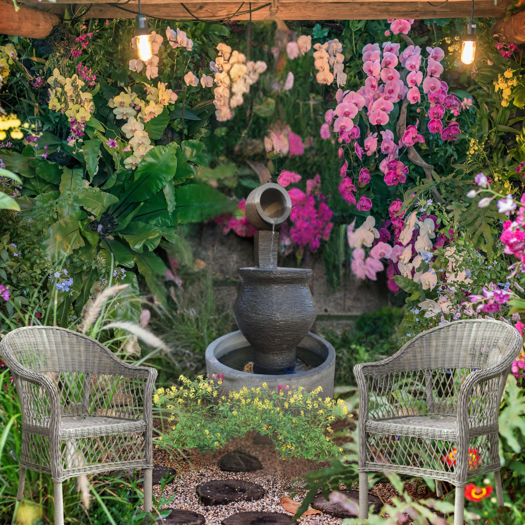 Water Feature Pot of Tranquility