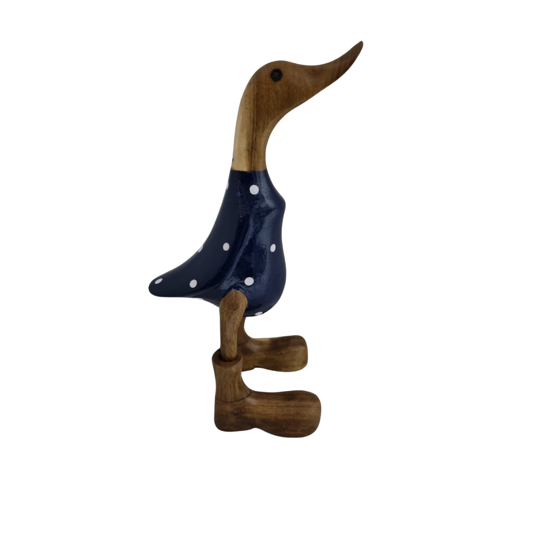 Bamboo Ducks Wellington Blue Tones