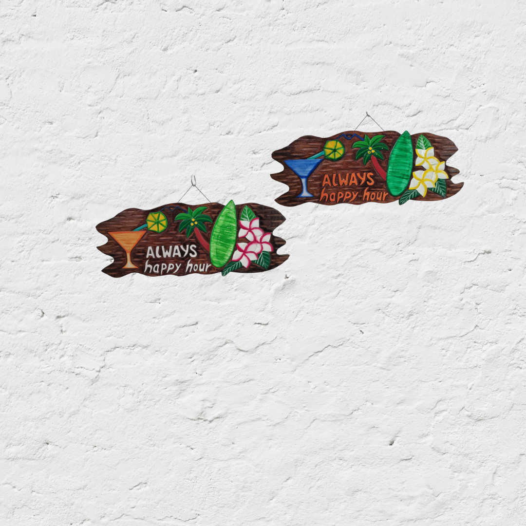 Tiki Bar Decorative Wall Art