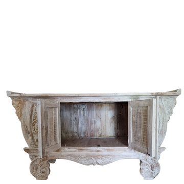 Balinese Carved Design Hallway Table