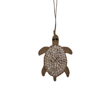 Coastal Shell Garland – Turtle style shell garland coastal home accent