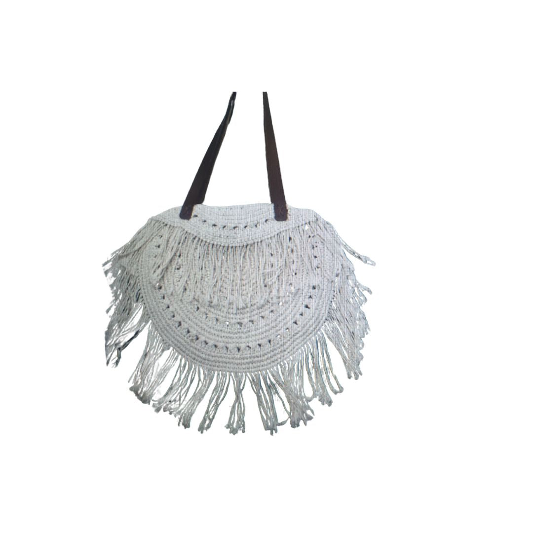 Boho Macrame Shoulder Bag Style1 