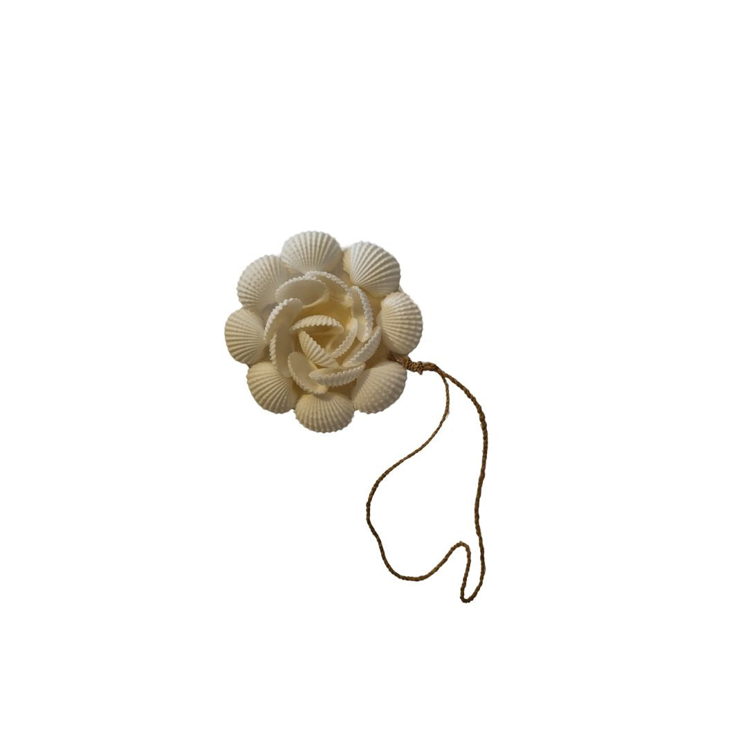 Handmade Seashell Flower Ornaments style 4