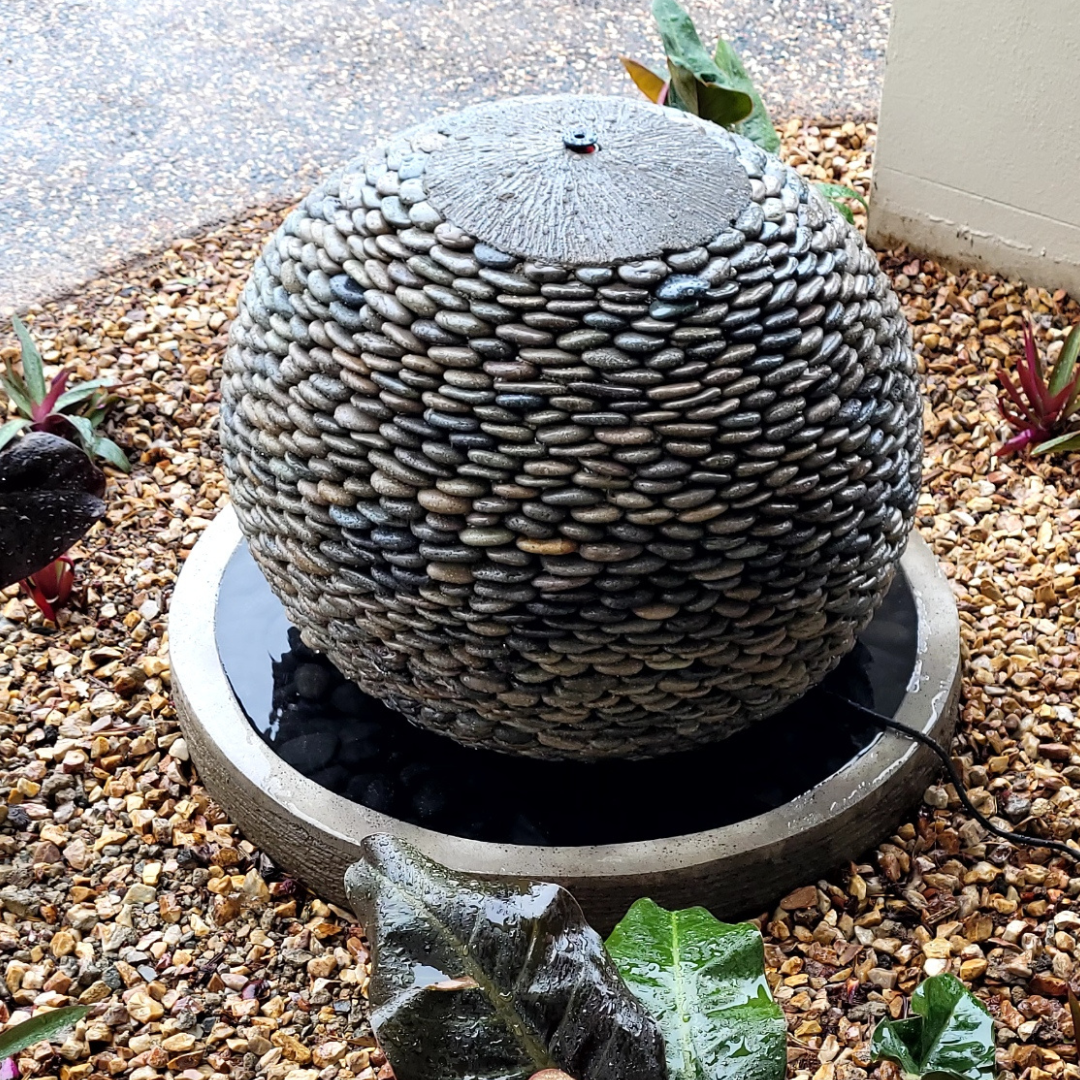 Pebble Round Ball Water Fountain