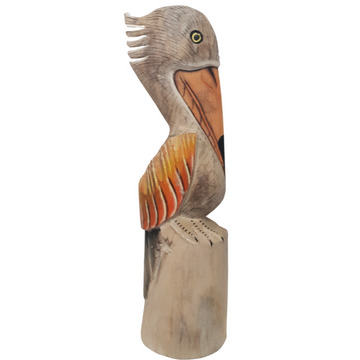 Wooden Carved Pelicans