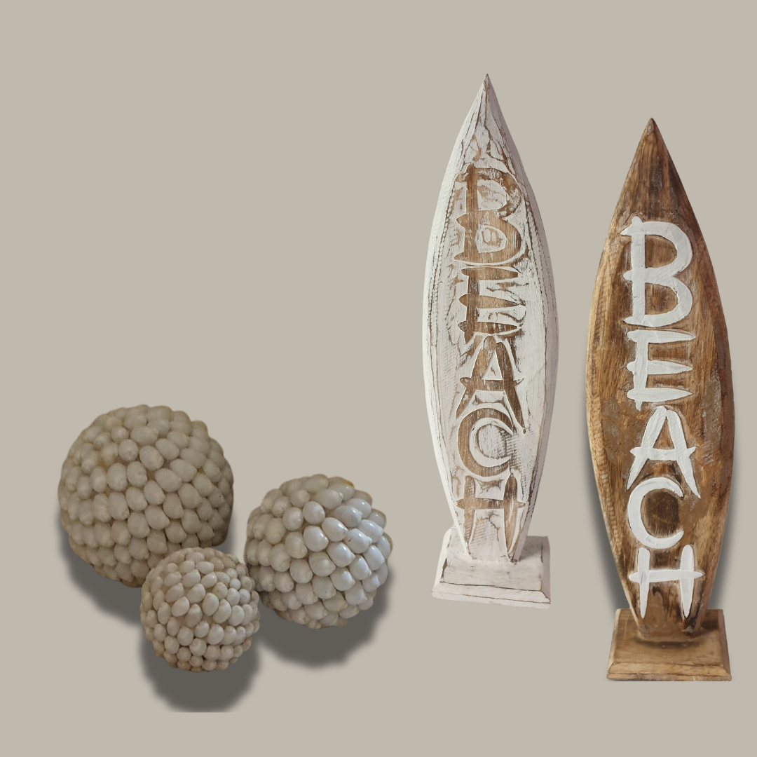 Rustic Style Beach Sign Art