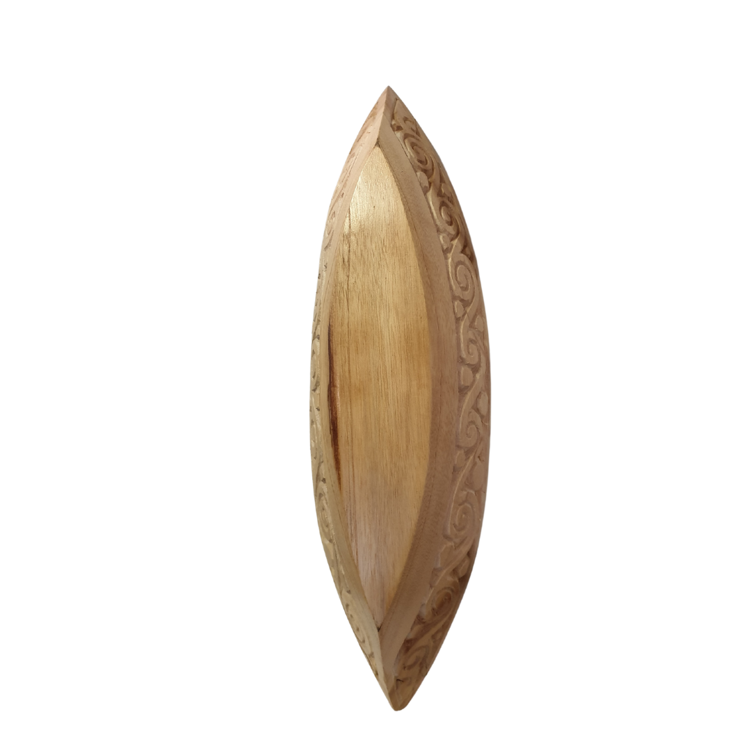 Wooden Tray under nealth shot 