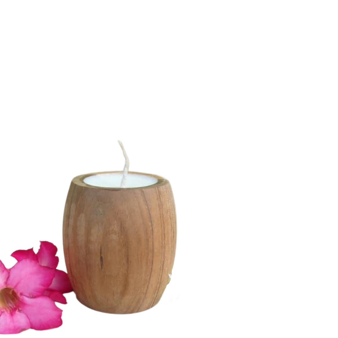 Rustic Wooden Candles STYLE 4