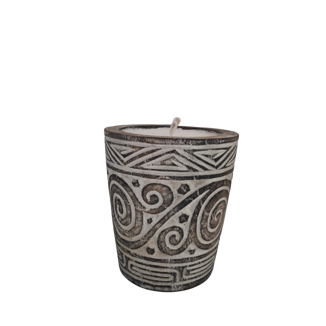 Rustic Wooden Candles STYLE 5