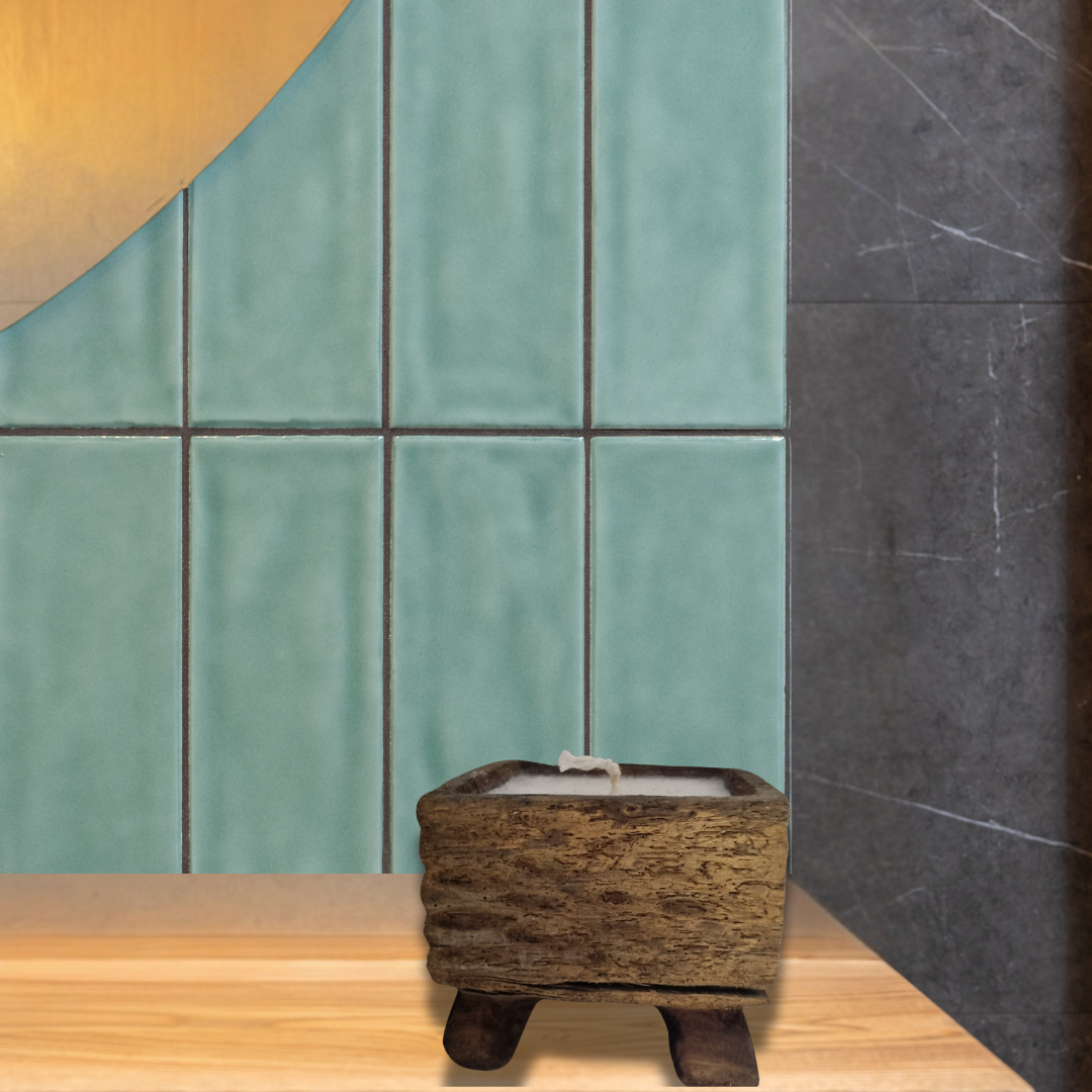 Rustic Wooden Candles