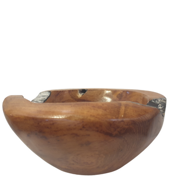 Wooden Bowls 20cm side view on white backing 