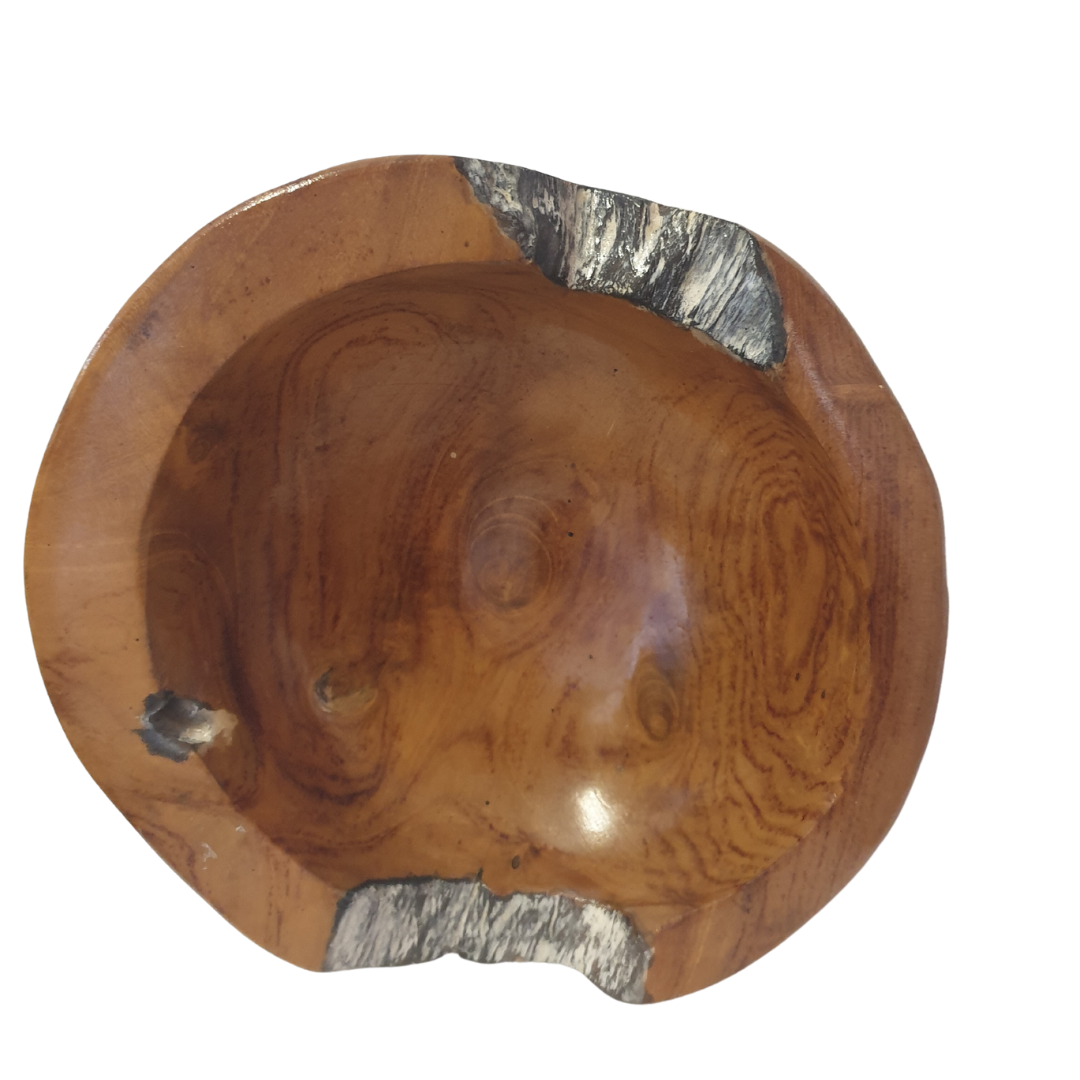 internel view Wooden Bowls 20cm