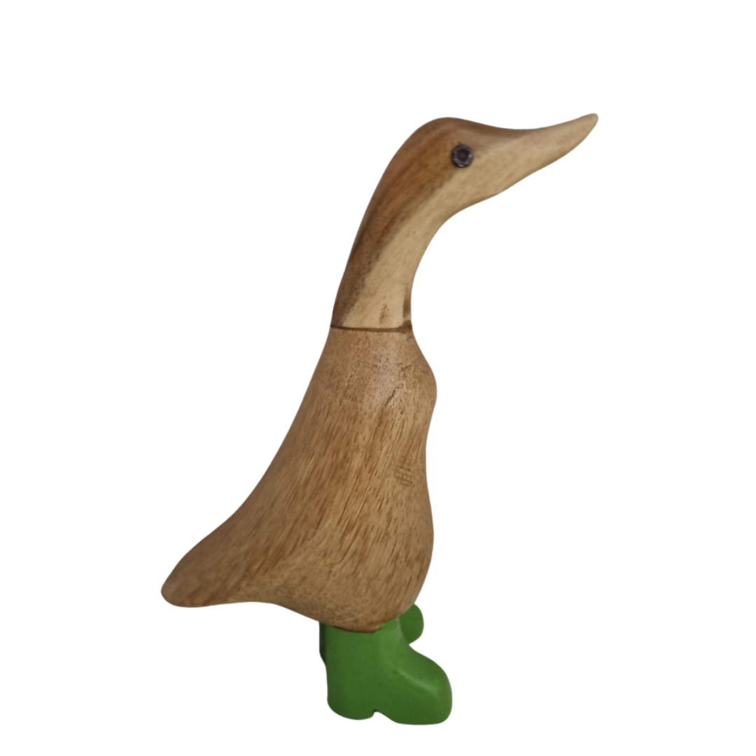 Charming Pastel Booted Bamboo Ducks