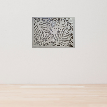 Fern Carving Whitewash Design