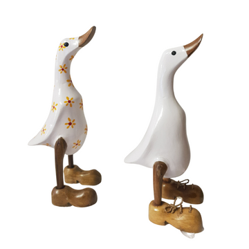 Daisy duck and white duck