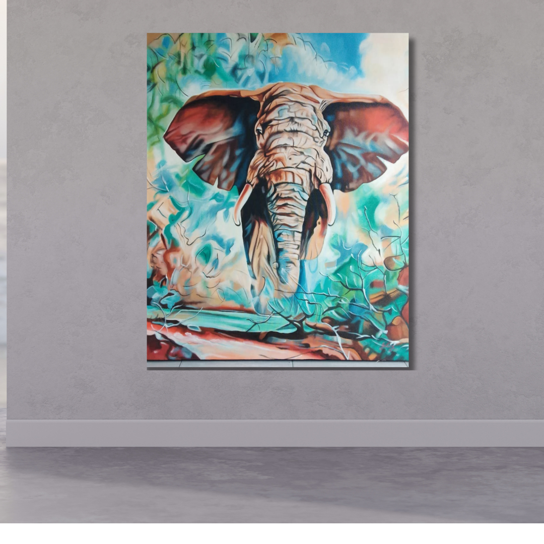 Elephant Abstract to Wild Life Wonders STYLE 1 