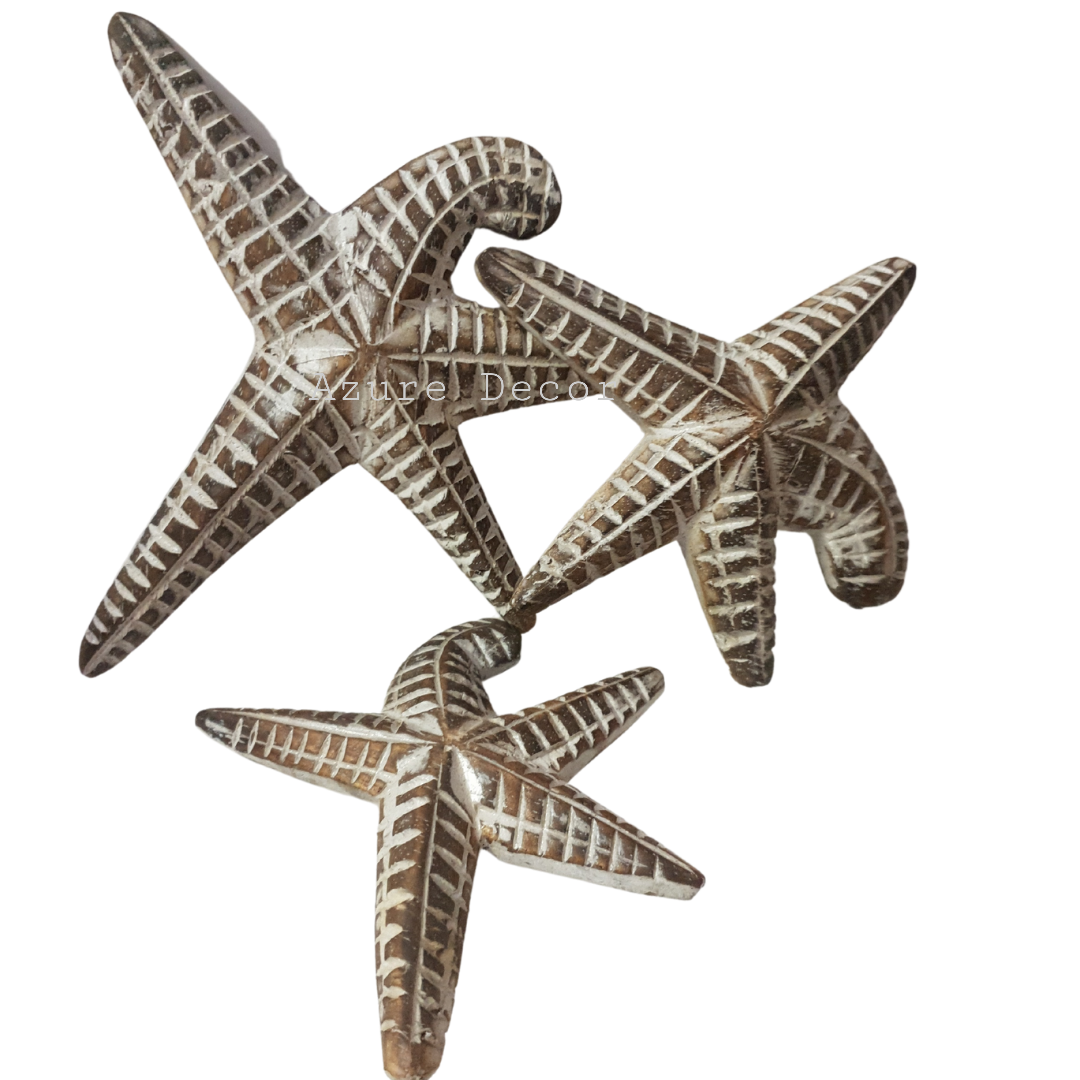 Wooden Star Fish Set
