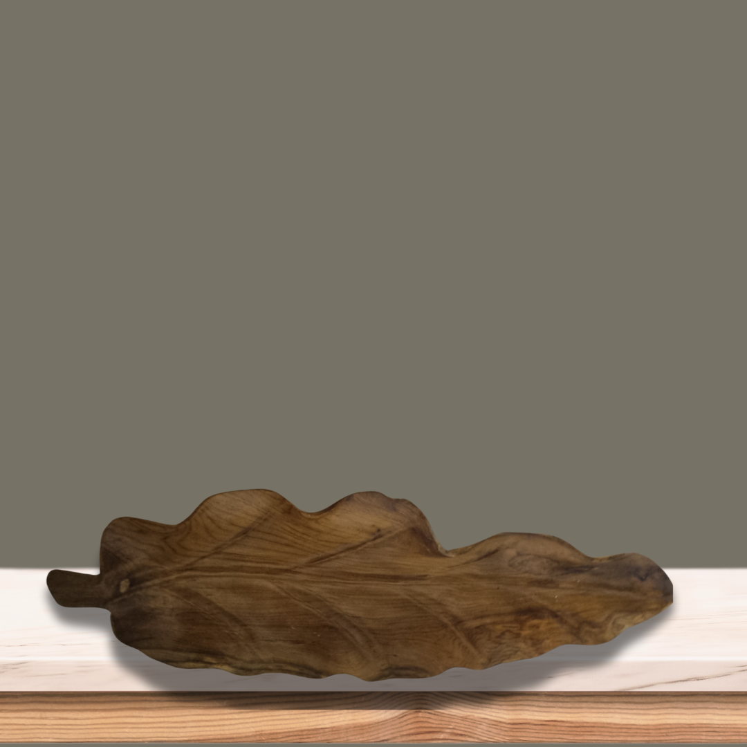  Wooden Tray Leaf Design