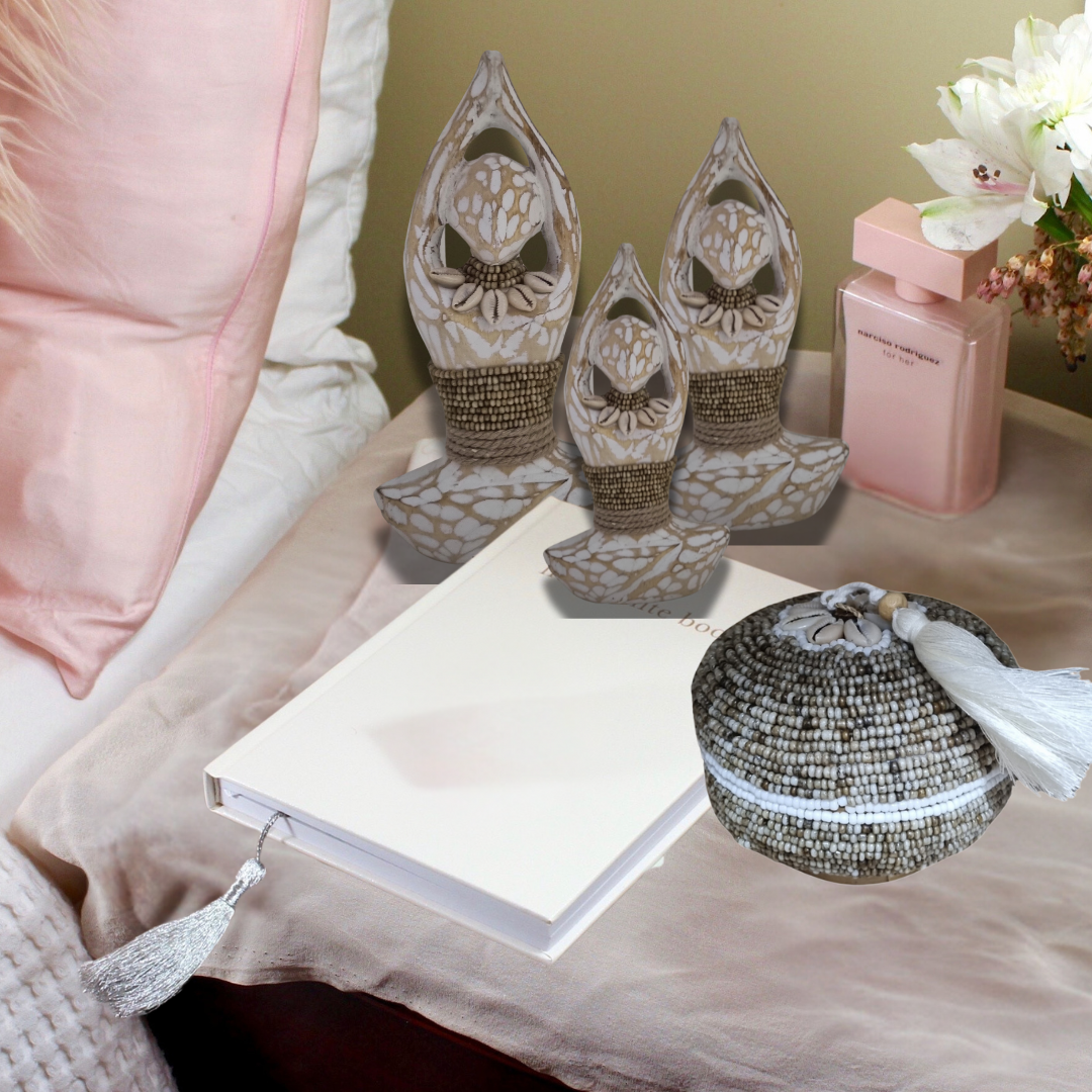 Yoga Pose Wooden Carving - Upward Salute