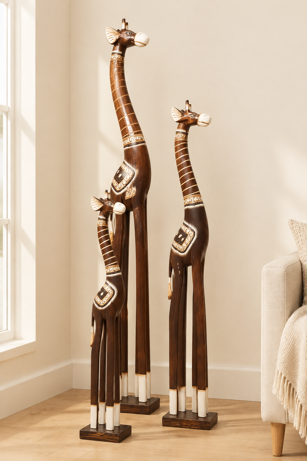 Alternative finish set of three