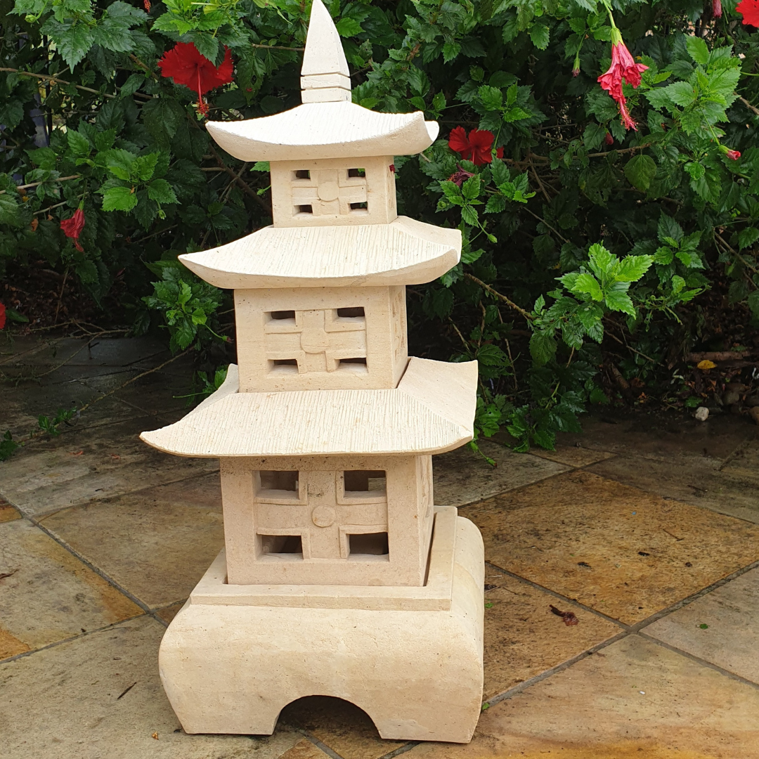 Garden Pagoda Limestone Carving 