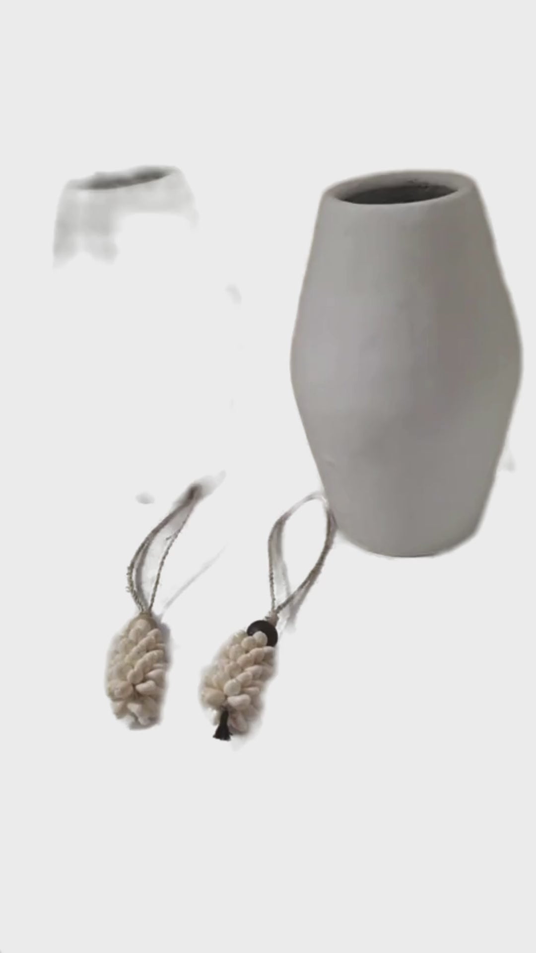 White Ceramic Vase video