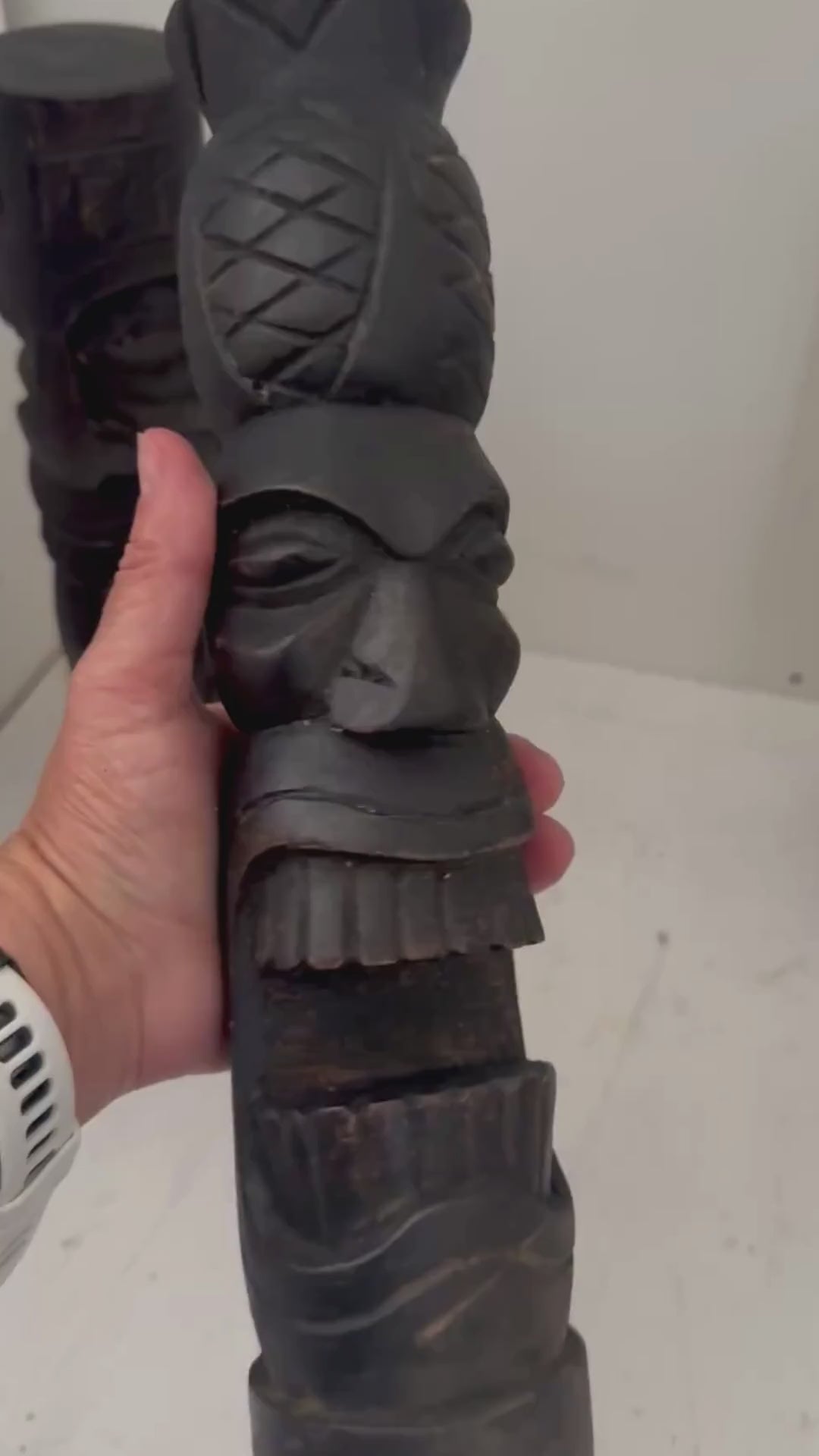 tiki statue in the raw 