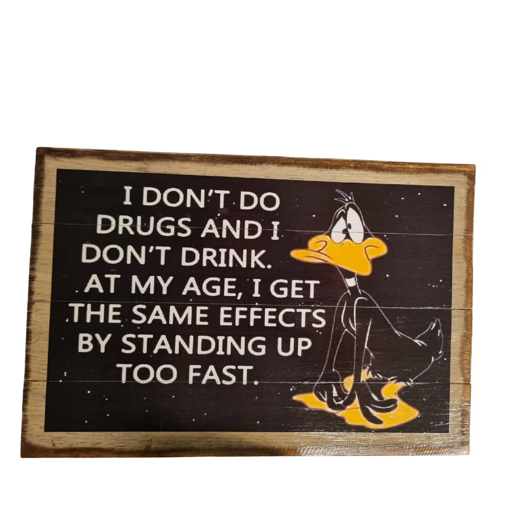 Wall Plague Sign Novety Design