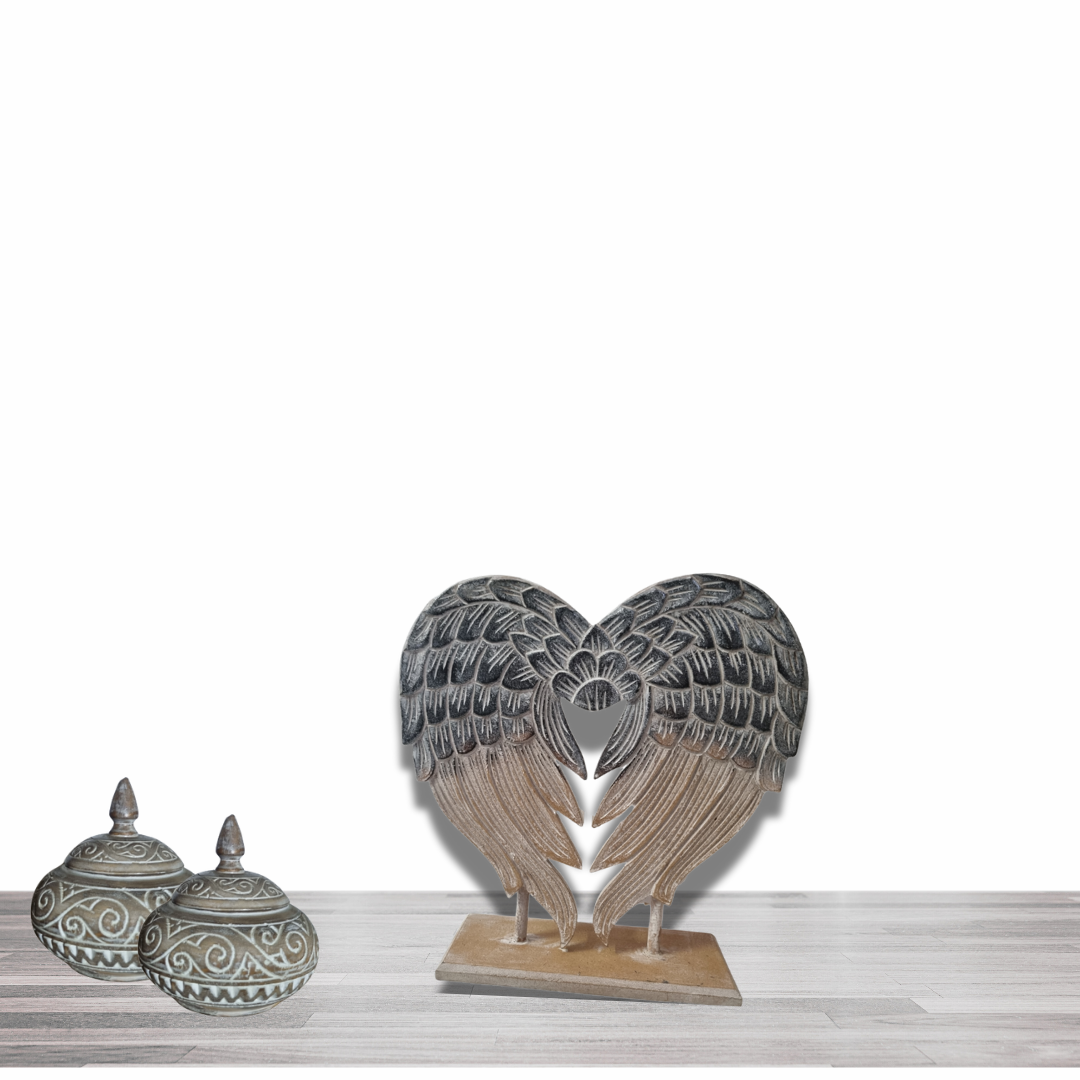 Display Angel Wings On Stand STYLE 3 