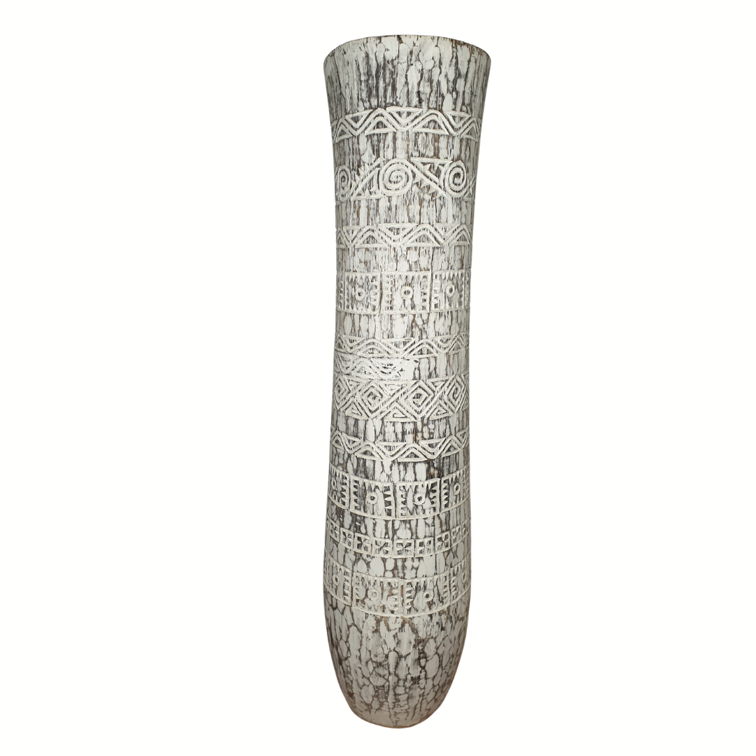Timor Art COCO Pot Tribal Design 