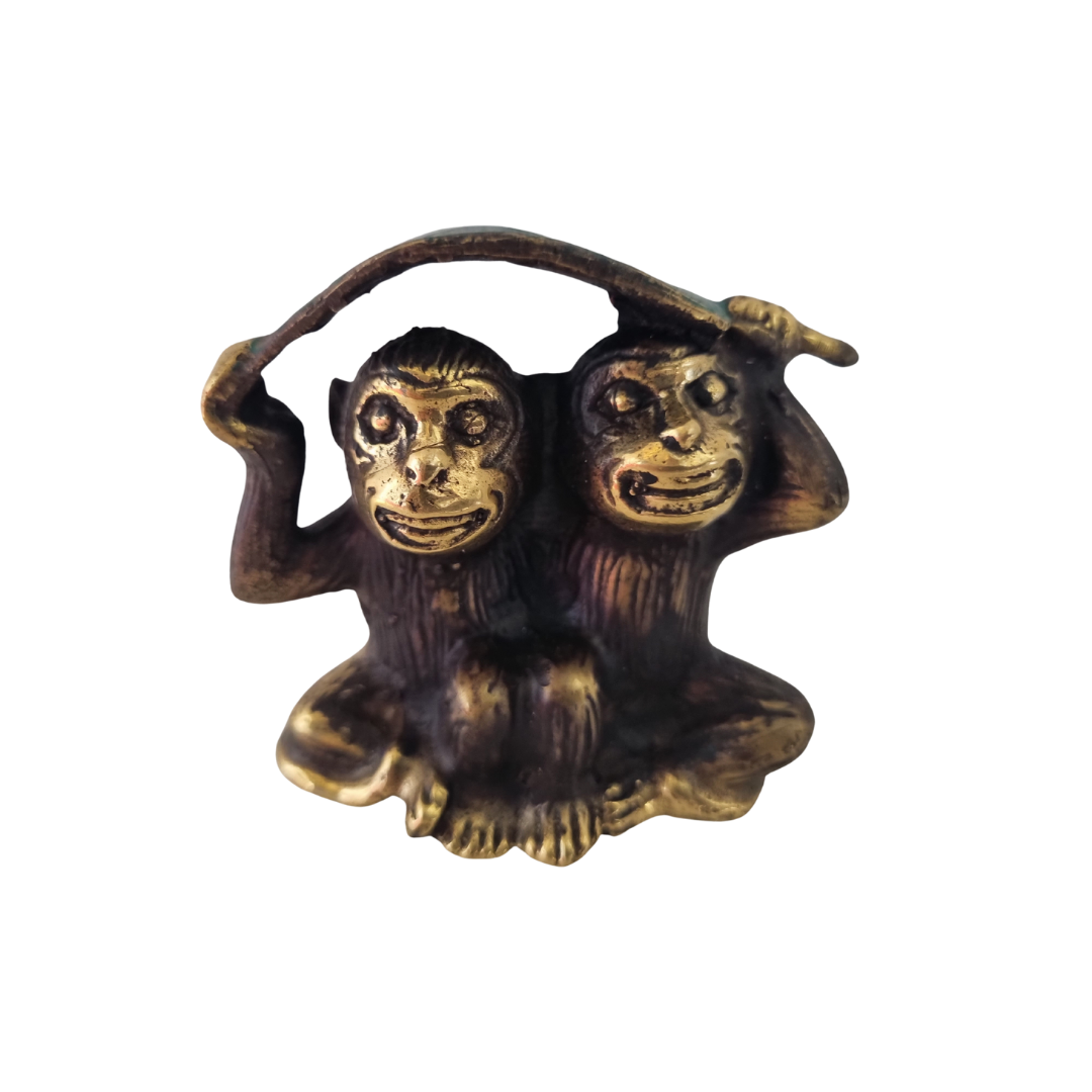 collectible brass Monkey Figurine style 1