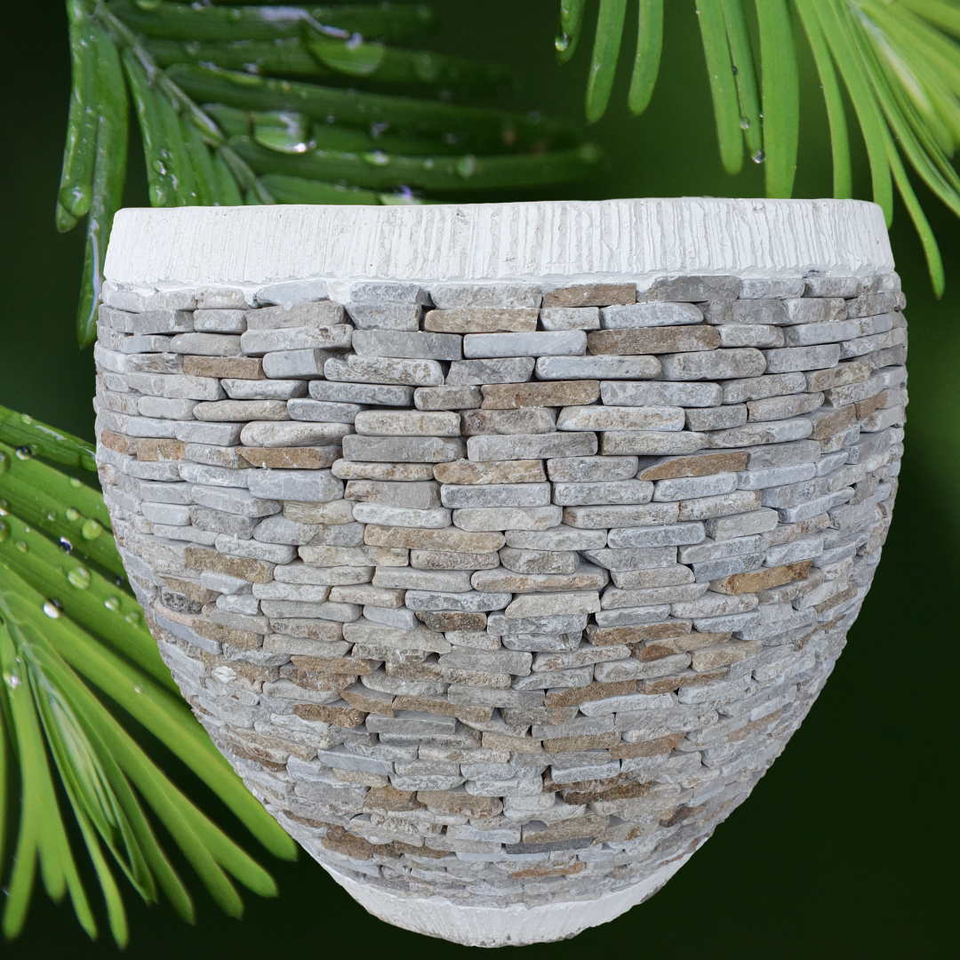 Garden Pot Marble & Onyx Stone