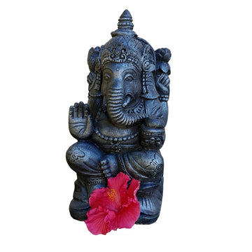 Ganesh Statue Concrete Feature