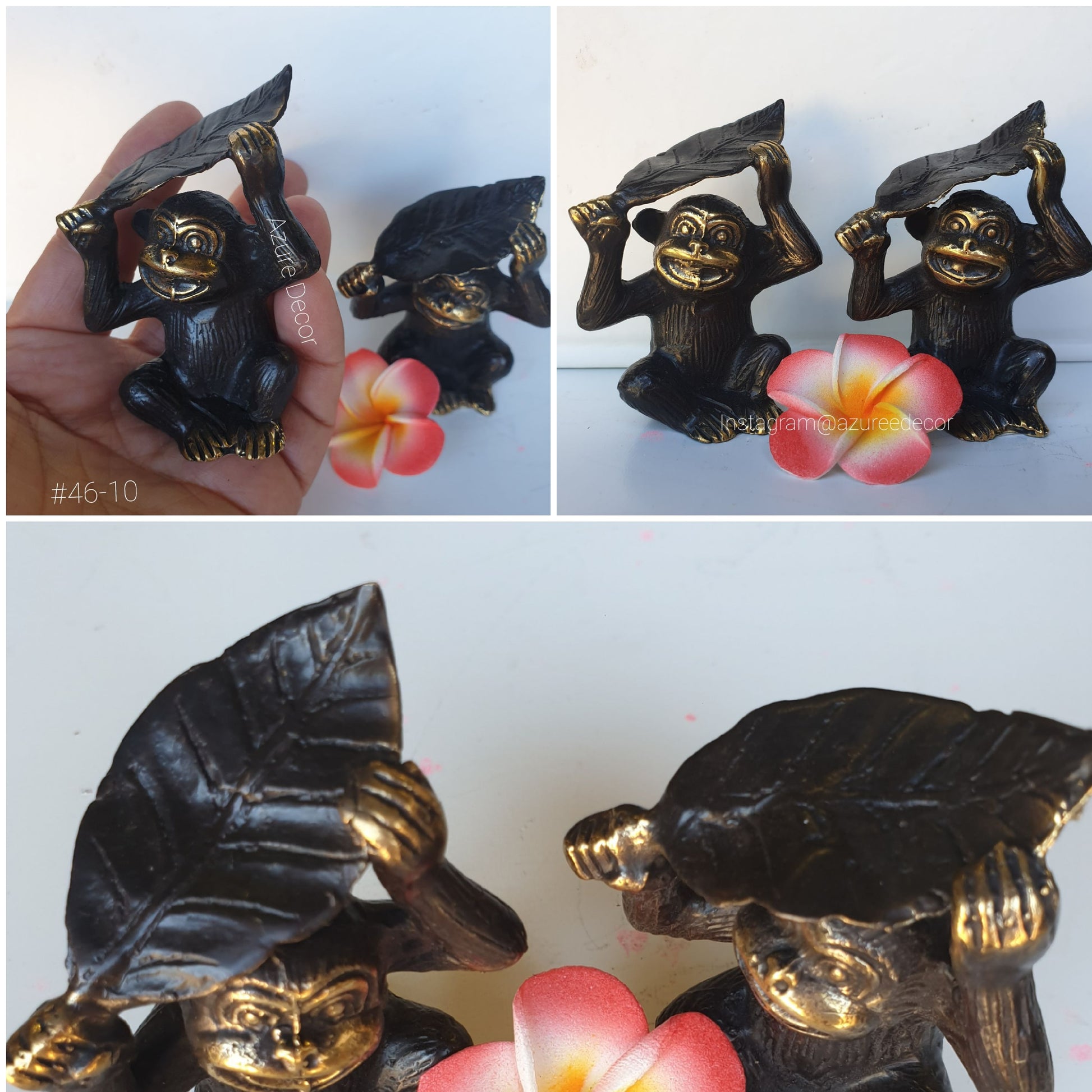  Decorative brass monkey figurine australia