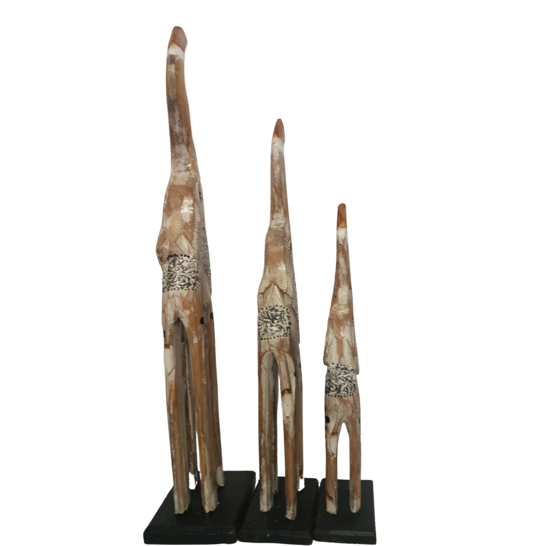 Elephant Statues  back view 