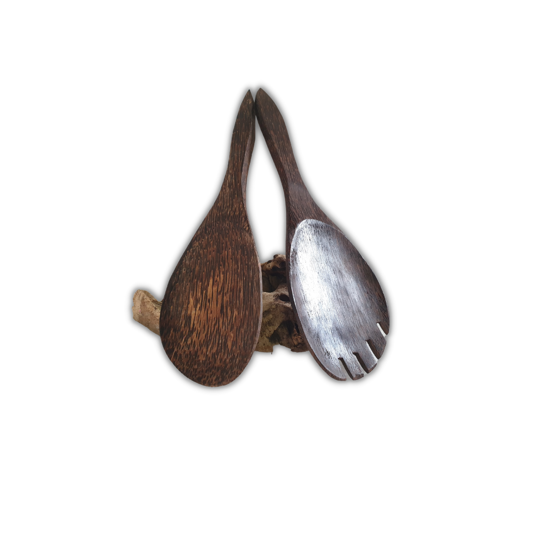 Salad Servers Coco Wood