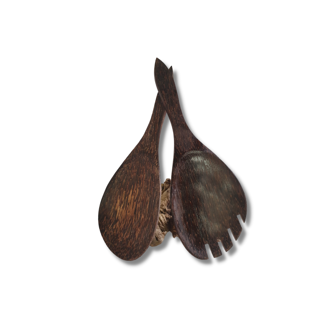 Salad Servers Coco Wood