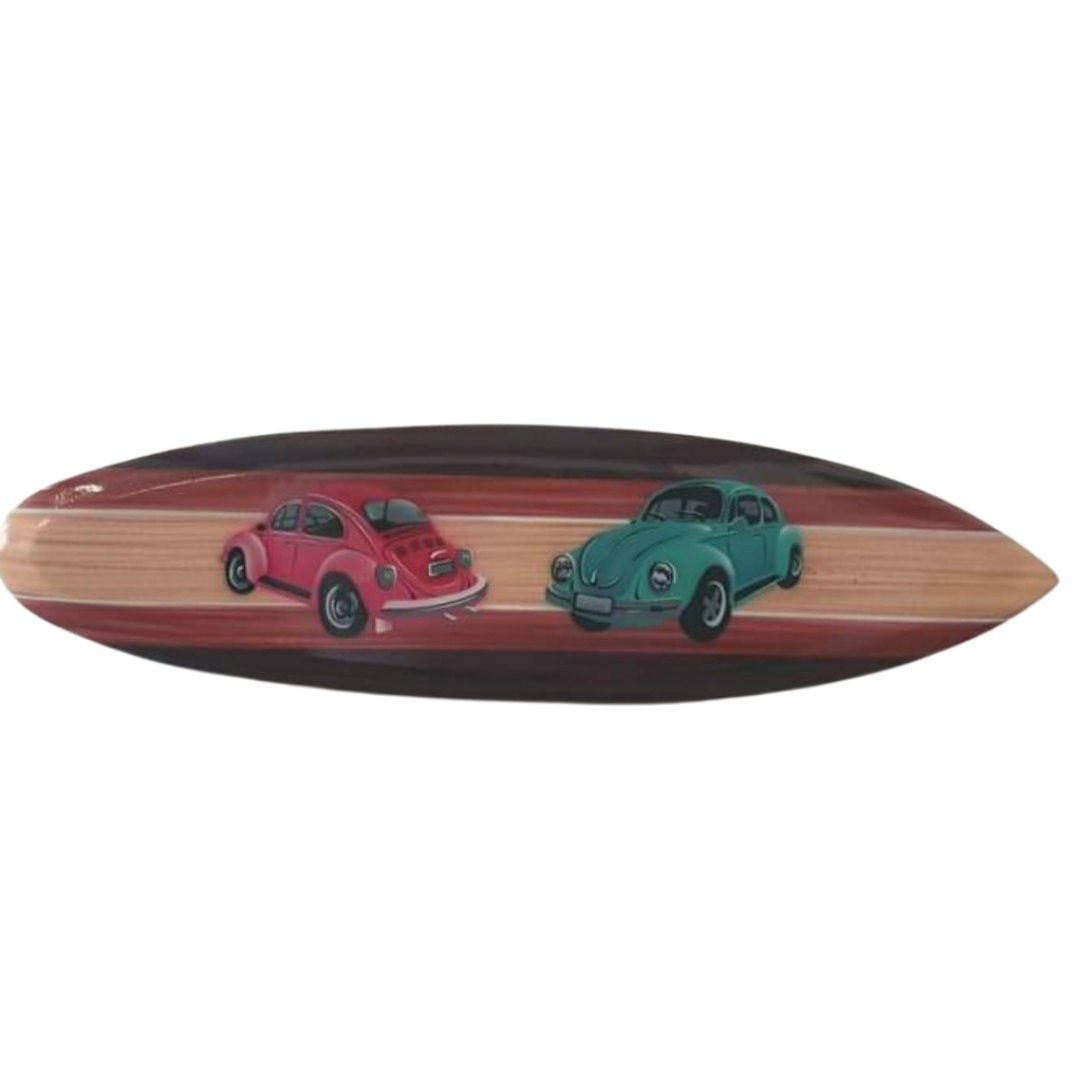 Surfboard Wall Art 60's VW Beetle