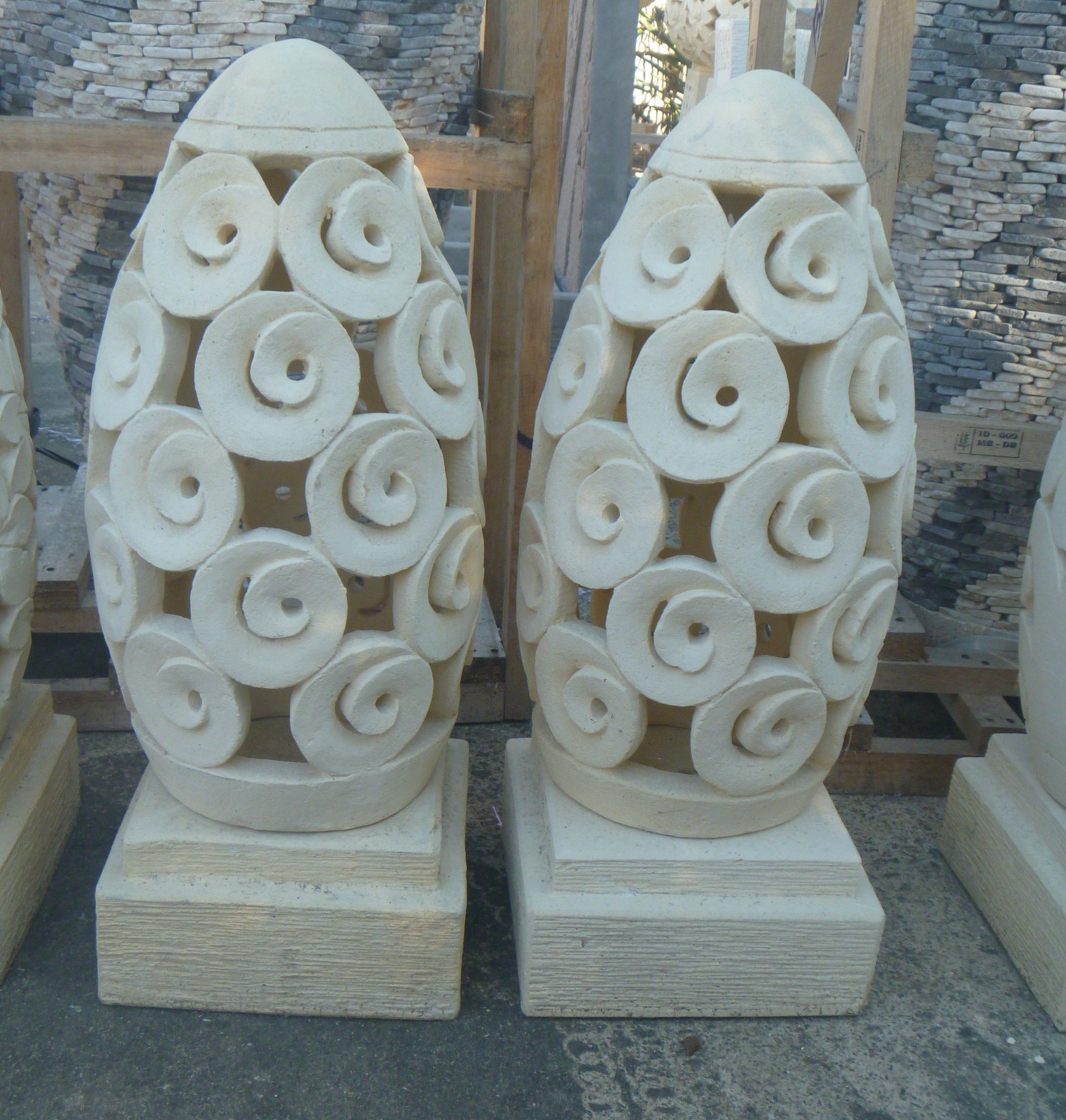 Concrete Garden Lanterns – Dome Collection